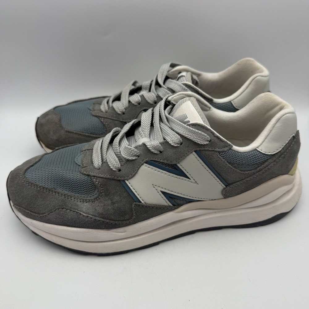 New Balance 57/40 Sneakers Mens 10 Grey M5740HCF Suede Mesh Low Top Shoes